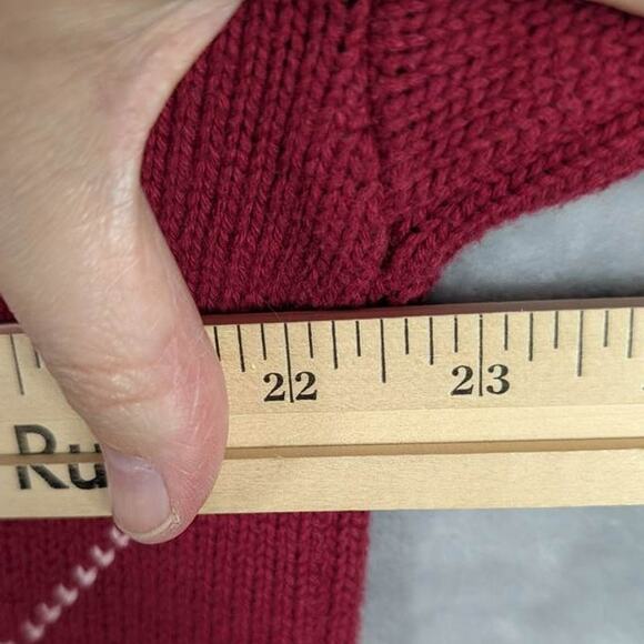 Vintage Payne Stewart Sweater Mens XLT Red Argyle Long Sleeve Pullover Cotton - Picture 6 of 11